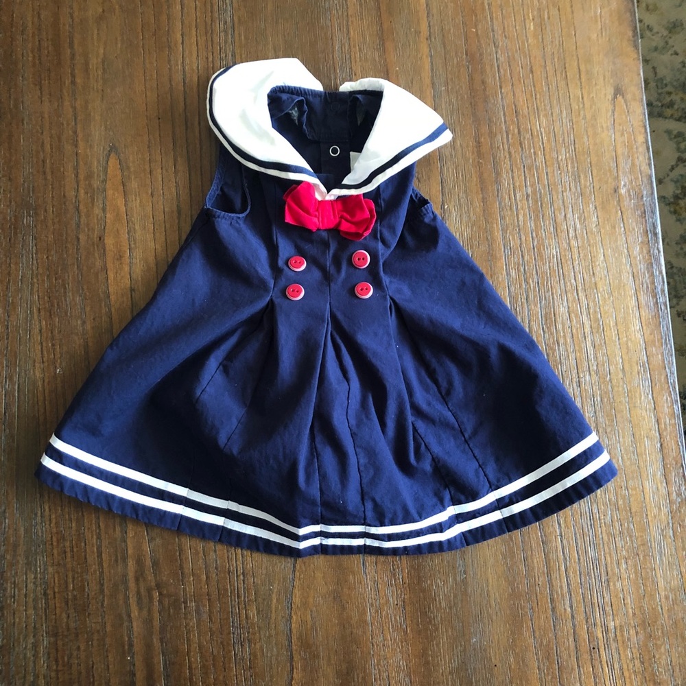 6-9 month sailor dress // new without tags!!